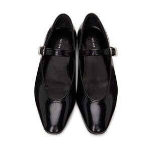 NIB The Row Olga Black Patent Mary Jane Ballerina Flats size 41